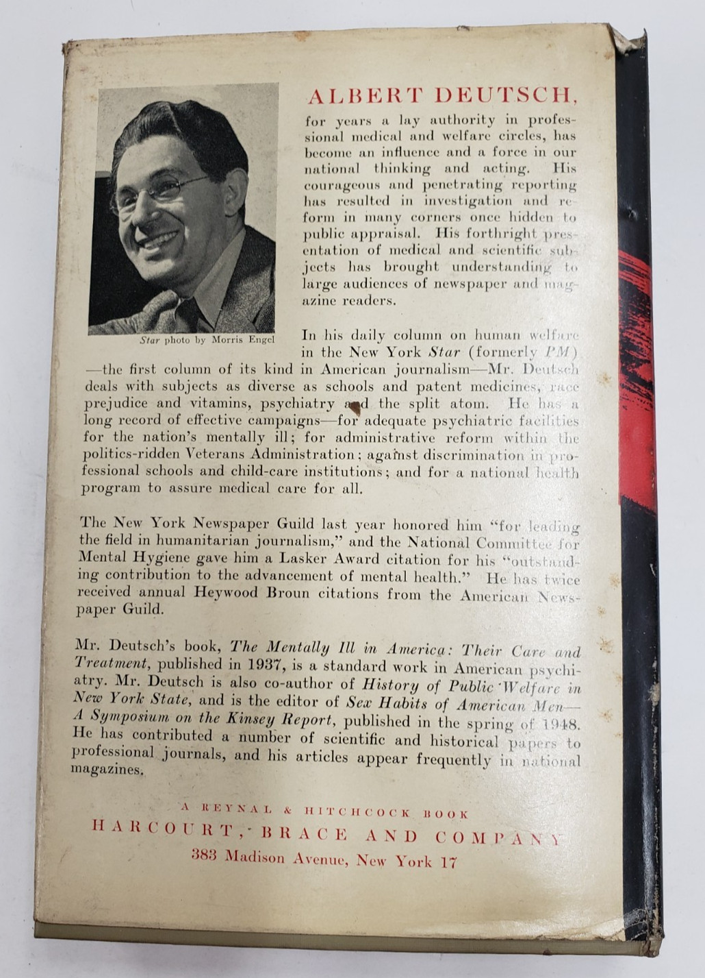 The Shame of the States“ by Albert Deutsch 1948 Hardcover Rare