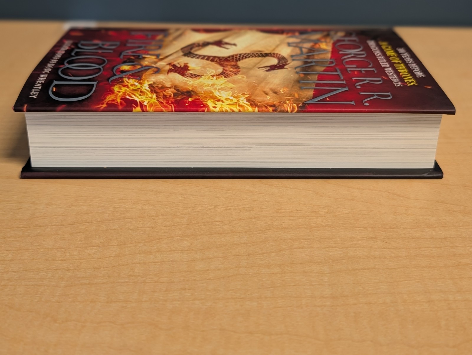 🐉George RR Martin FIRE & BLOOD Signed Bantam Hardcover 300 Years Before GoT