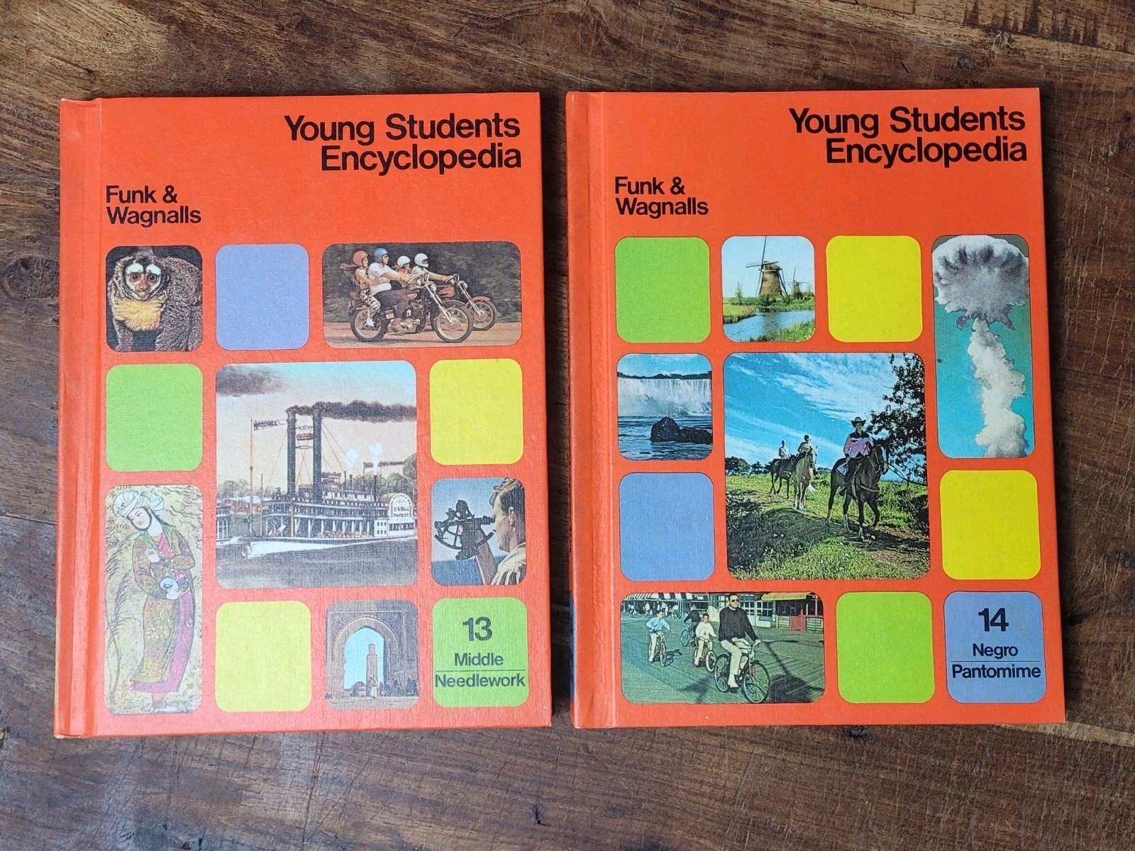 YOUNG STUDENTS ENCYCLOPEDIA (20 VOLUME SET) BY Funk & Wagnalls HARDCOVER 1972/73