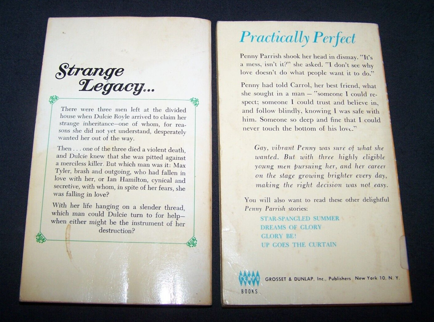 Practically Perfect (1965) by Janet Lambert (P. Parrish) & Cloud over Malverton