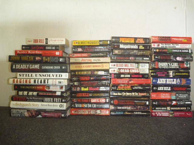 Lot of 10 True Crime Murder Homicide Investigate Detective Books MIX UNSORTED