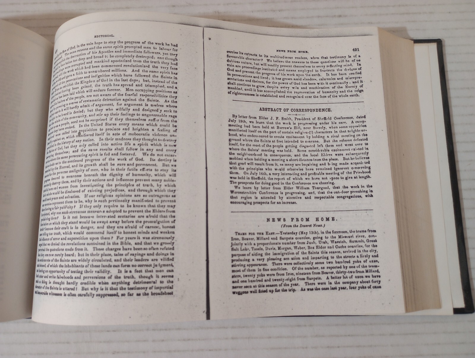 The Latter-day Saints Millennial Star Vol 24 1862 Bound Facsimile Reprint
