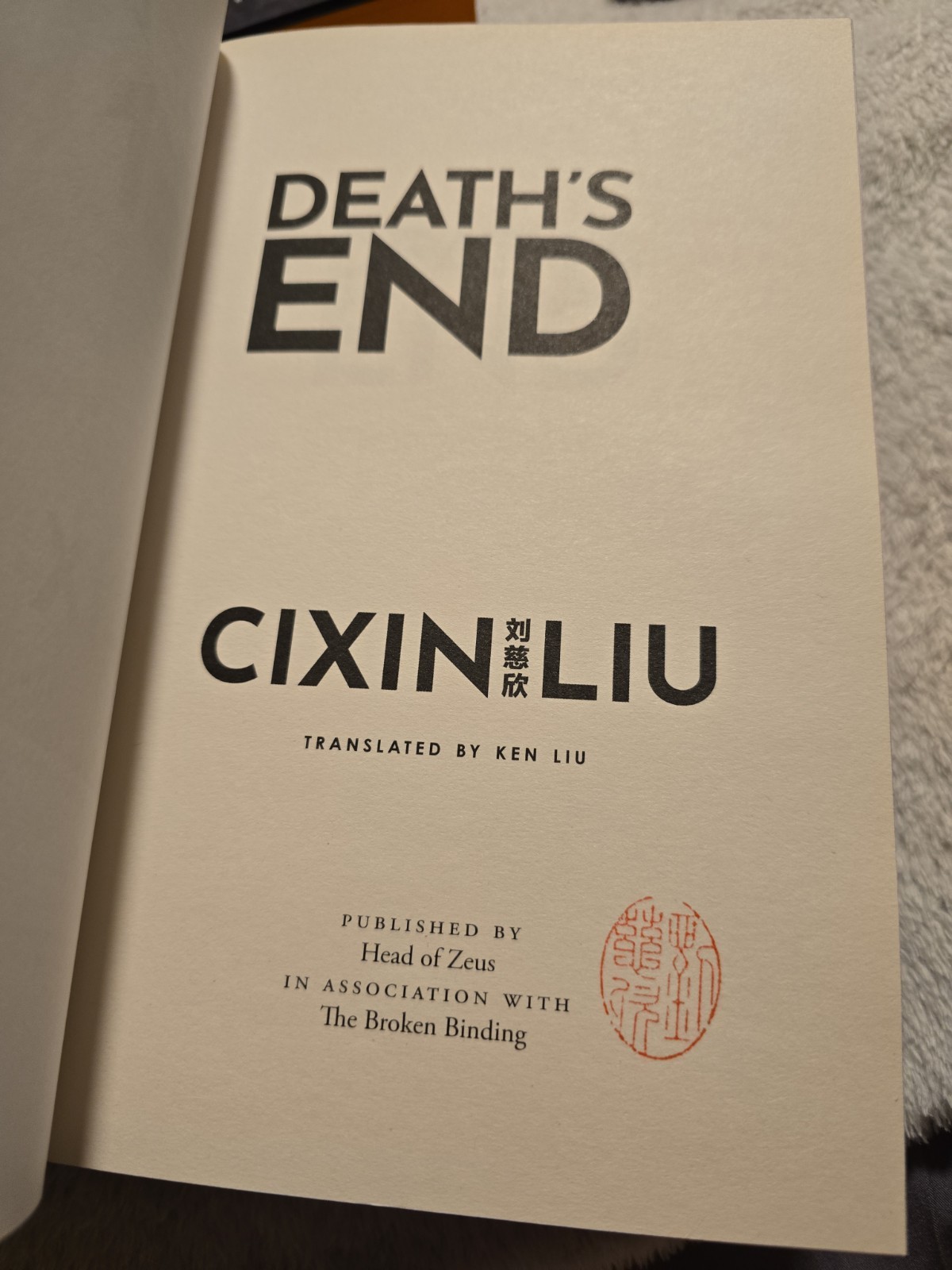 SIGNED The Broken Binding Three Body Problem/Remembrance Of Earth’s Past Trilogy