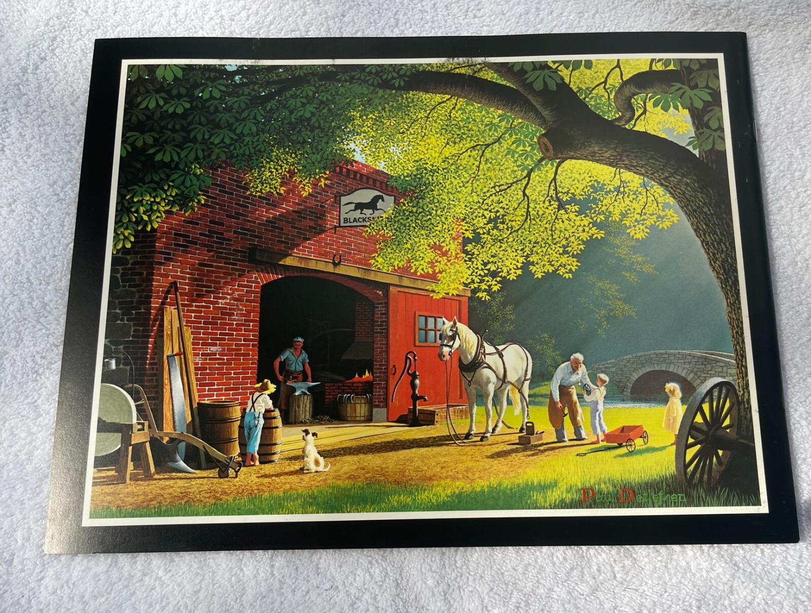 1977 Happy Memories By Paul Detlefsen 5 Prints 9″ X 12″ Inside Book # 1 NEW