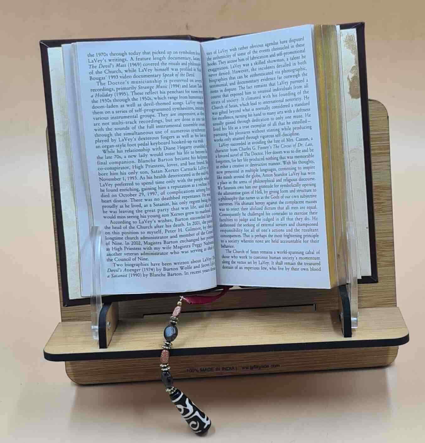 The Satanic Bible By La Vey, Anton [Premium Leather Bound]