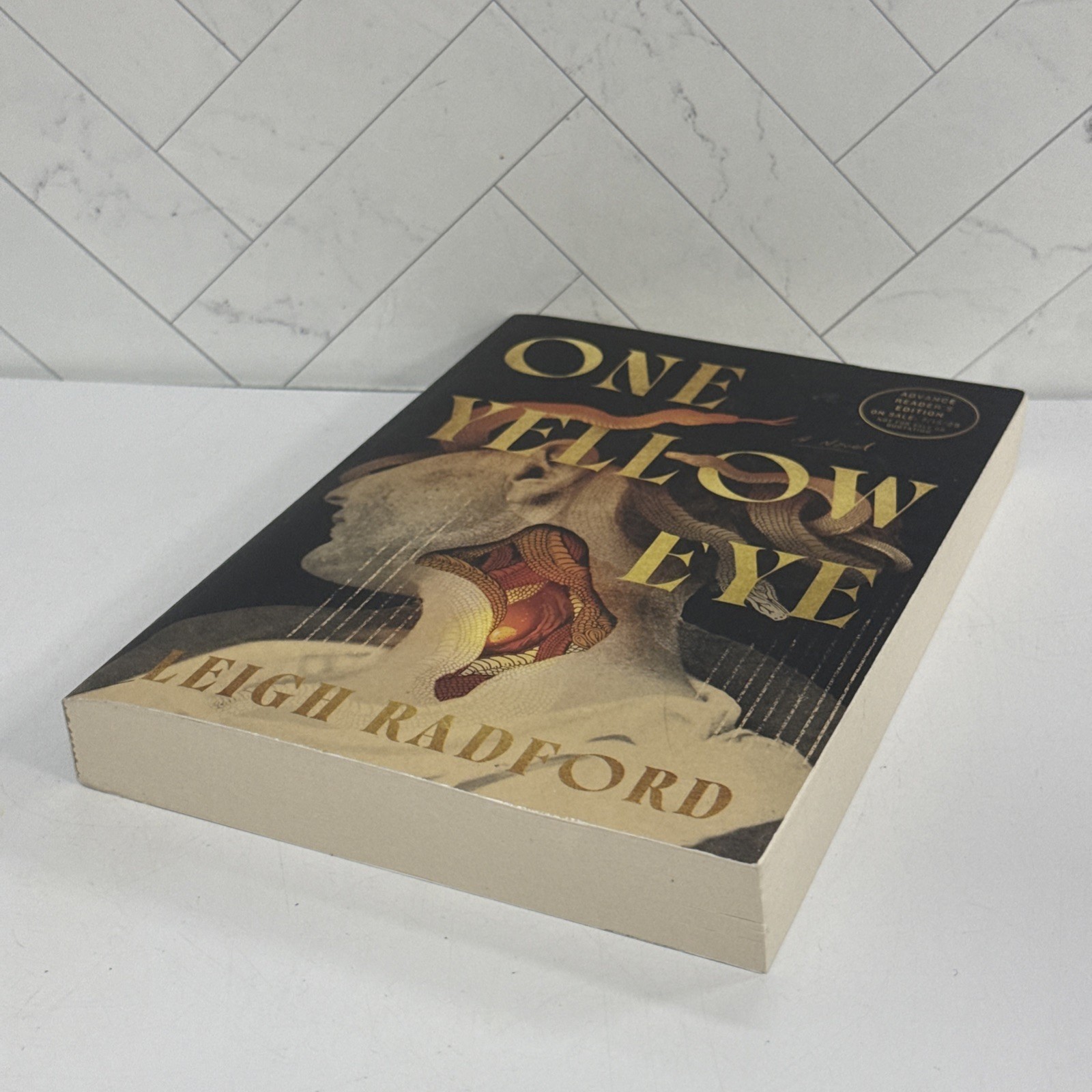 One Yellow Eye Leigh Radford Paperback Proof Advanced Reader Copy ARC Zombies