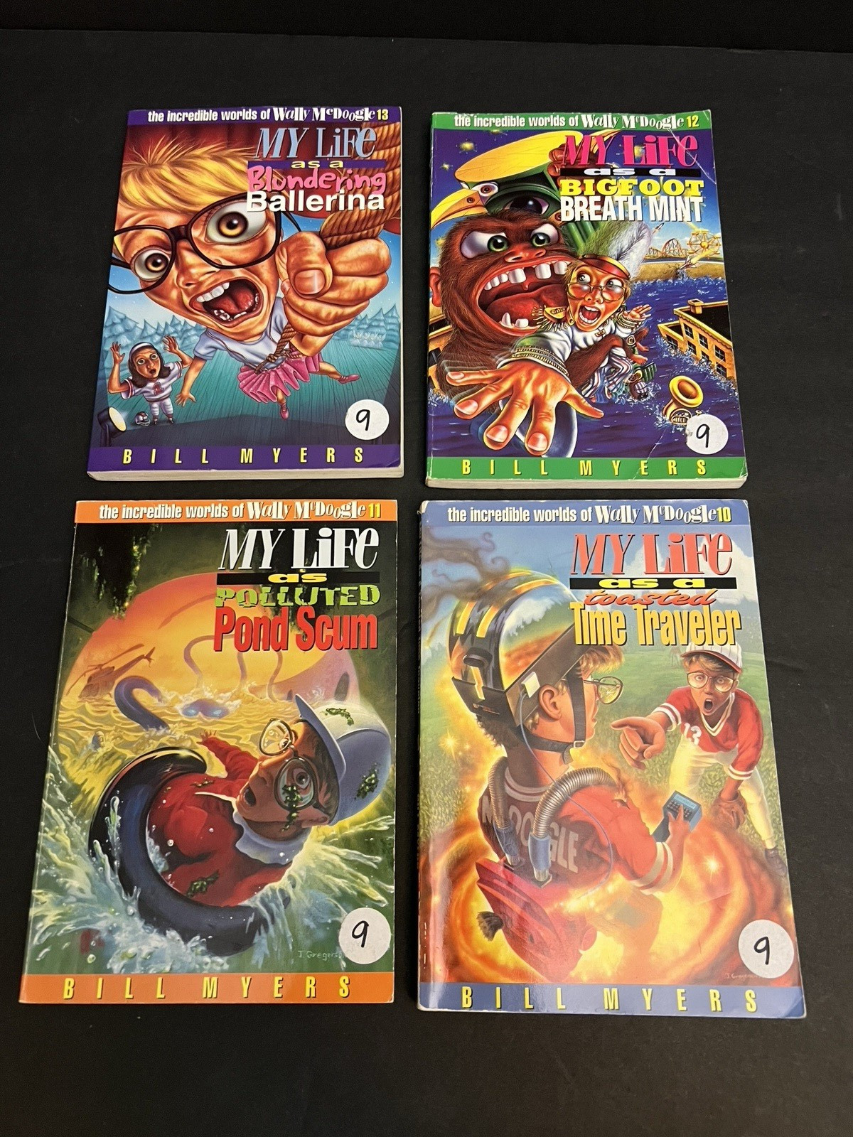 The Incredible World of Wally McDoogle „MY LIFE AS A“ Lot of 10 Books Bill Myers
