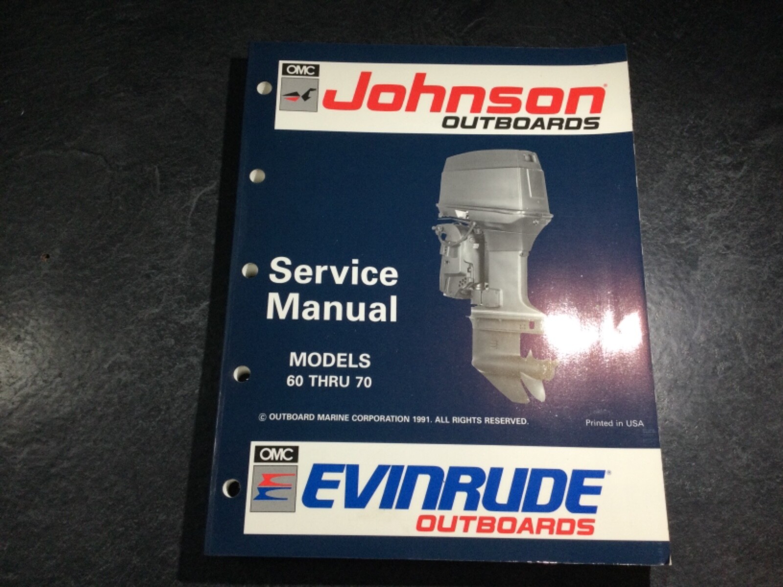 1992 Johnson Evinrude 60 thru 70 HP Outboard Service Manual 508144 EI 60 65 70HP