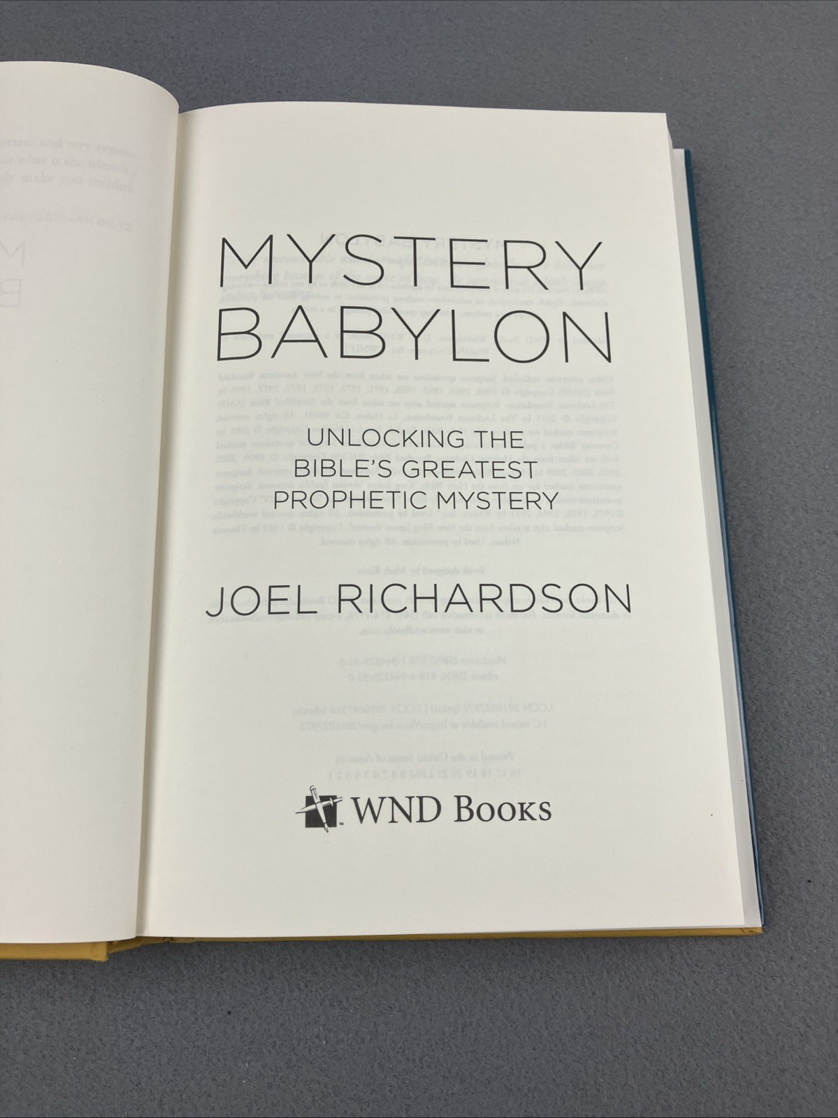 Mystery Babylon : Unlocking the Bible’s Greatest Prophetic Mystery * SIGNED COPY
