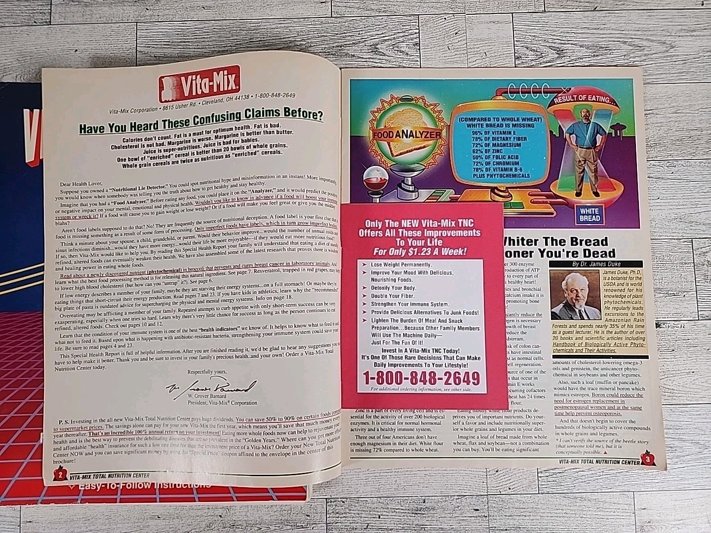 The Versatile Vita-Mix Recipe Book Foods for Every Occasion 1991 & 2 Others