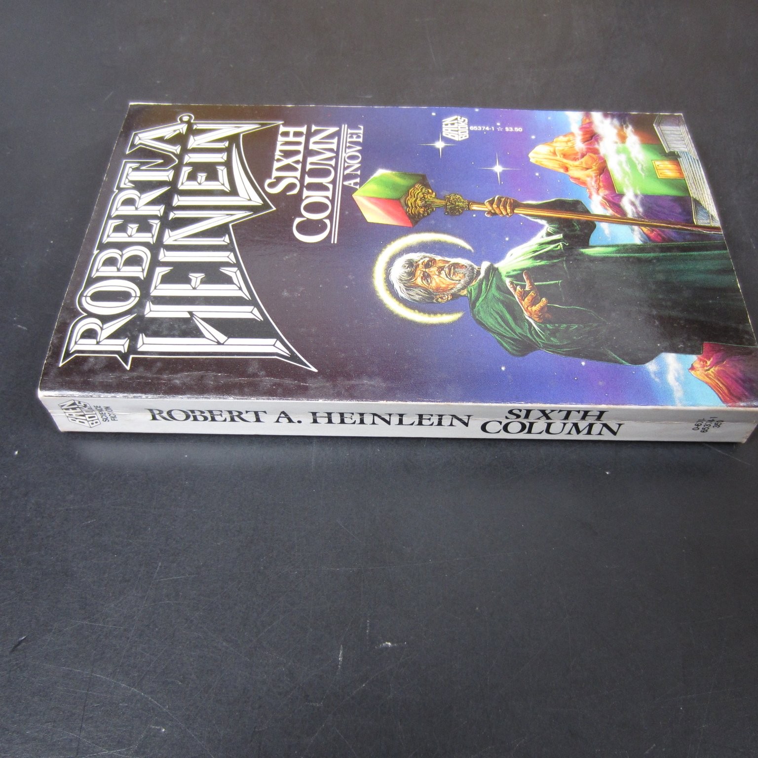 Sixth Column Robert Heinlein 1988 First Baen Printing Science Fiction Baen Books