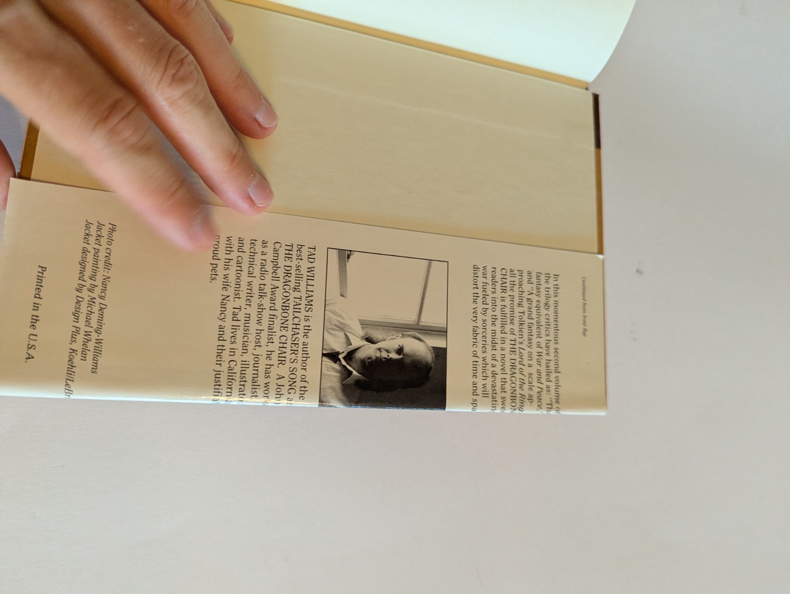 Stone of Farewell – Tad Williams (1990, Hardcover) Book Club Edition BCE – Video