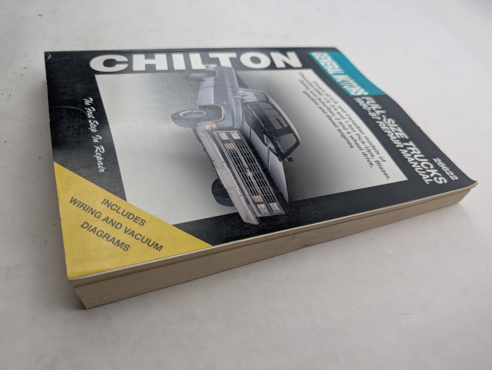 Chilton Repair Manual 28622 W/ Wiring Diagram For GM Full-Size Trucks 1980-1987