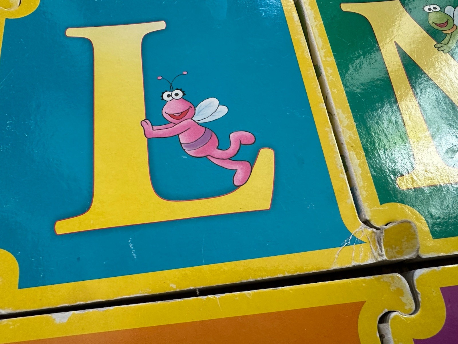 Vintage 26 Sesame Street Alphabet Interlocking ABC Board Book Set A-Z & Others!