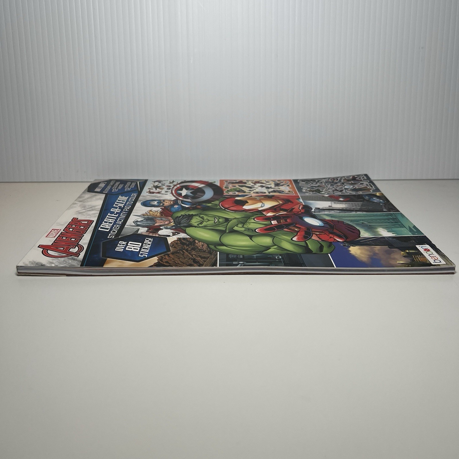 Marvel Avengers Create-a-Scene Sticker Activity Pad to Color Paperback Book