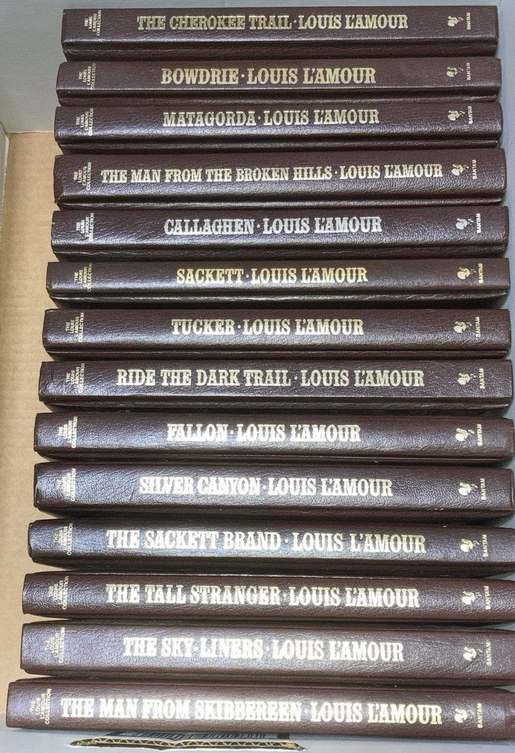 Louis Lamour Leatherette Western Books Choose Your Own Titles From List