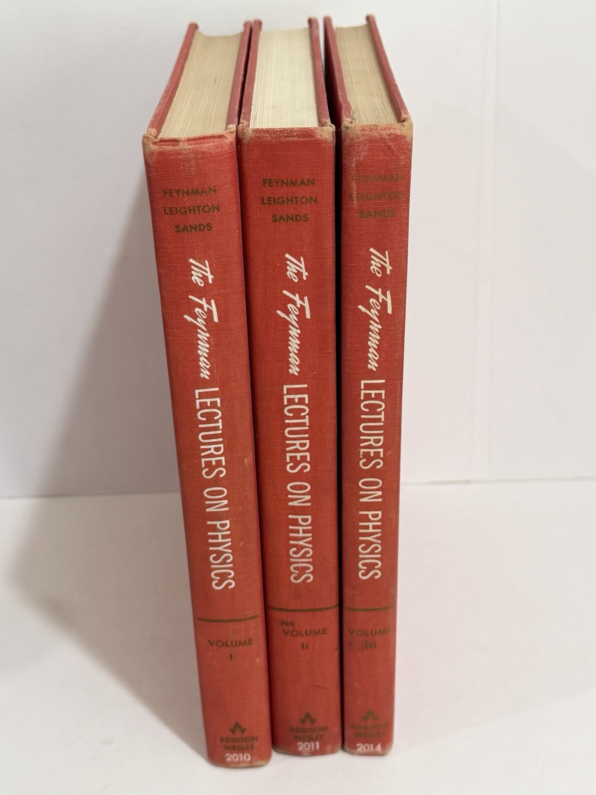 The Feynman Lectures on Physics 3 Volume Set Hardcover 1964