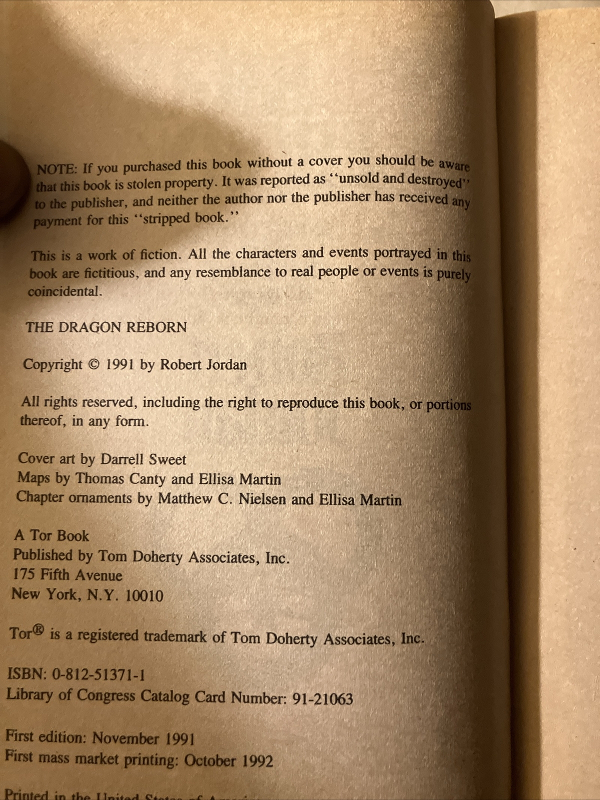 Wheel of Time Ser.: The Dragon Reborn : Book Three of ‚the Wheel of Time‘ by…