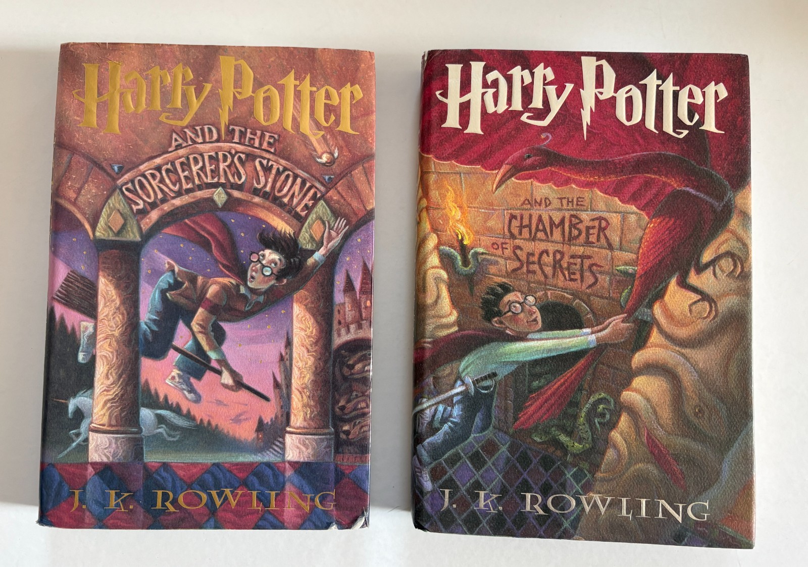 HARRY POTTER Complete Lot of 8 (1-7 +) Set Series HARDCOVER Books FIRST EDITION