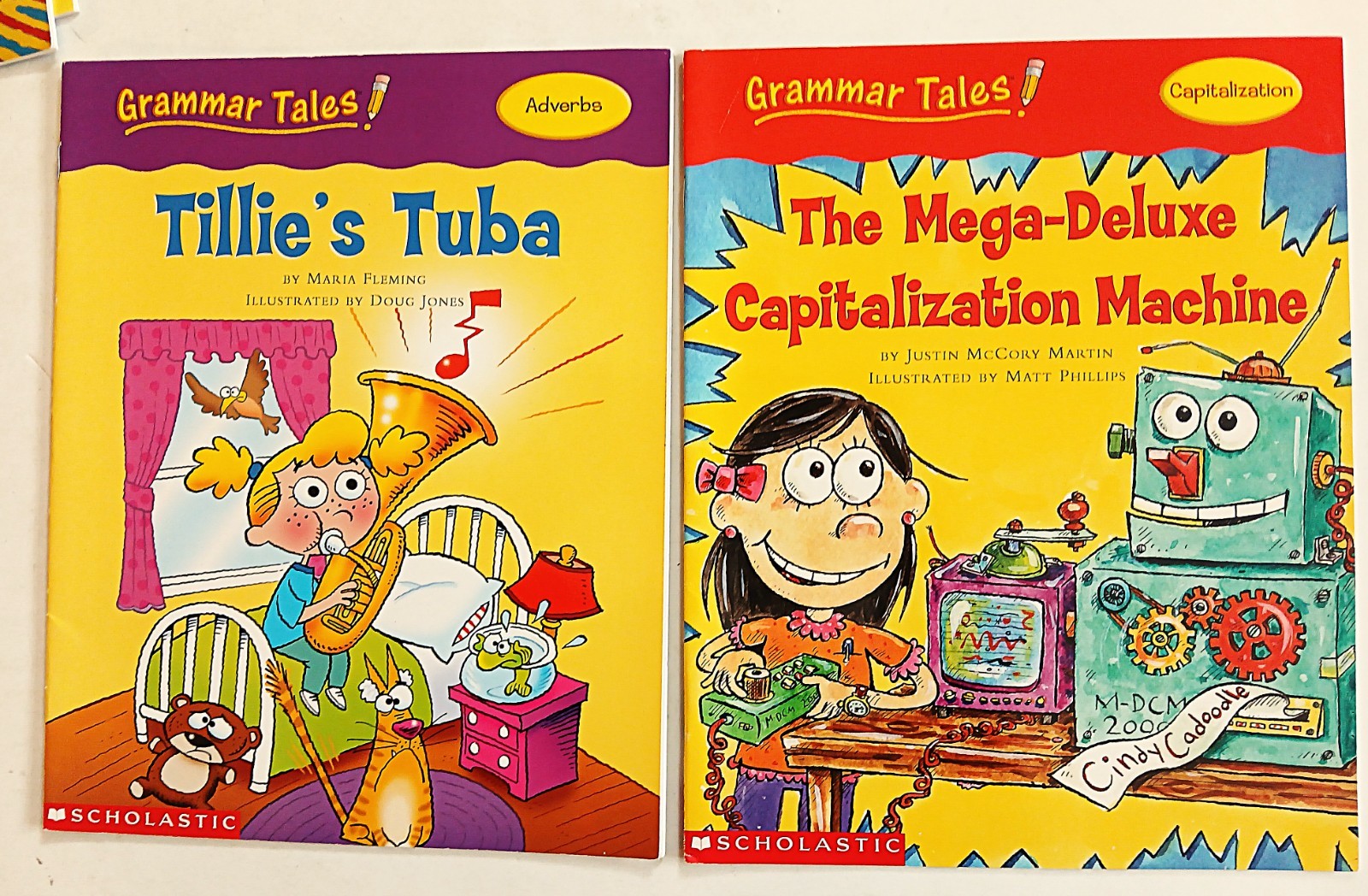 Lot of 8 Grammar Tales Series Books Scholastic Elementary Language Teaching