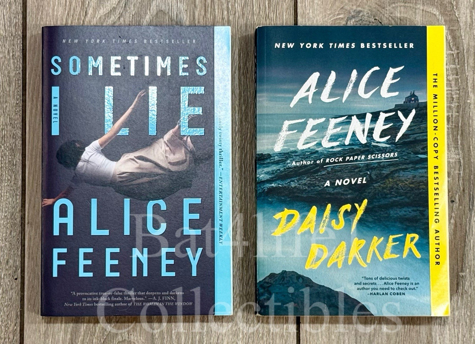 Daisy Darker & Sometimes I Lie Author Alice Feeney 2 Book Lot! Look Like New!