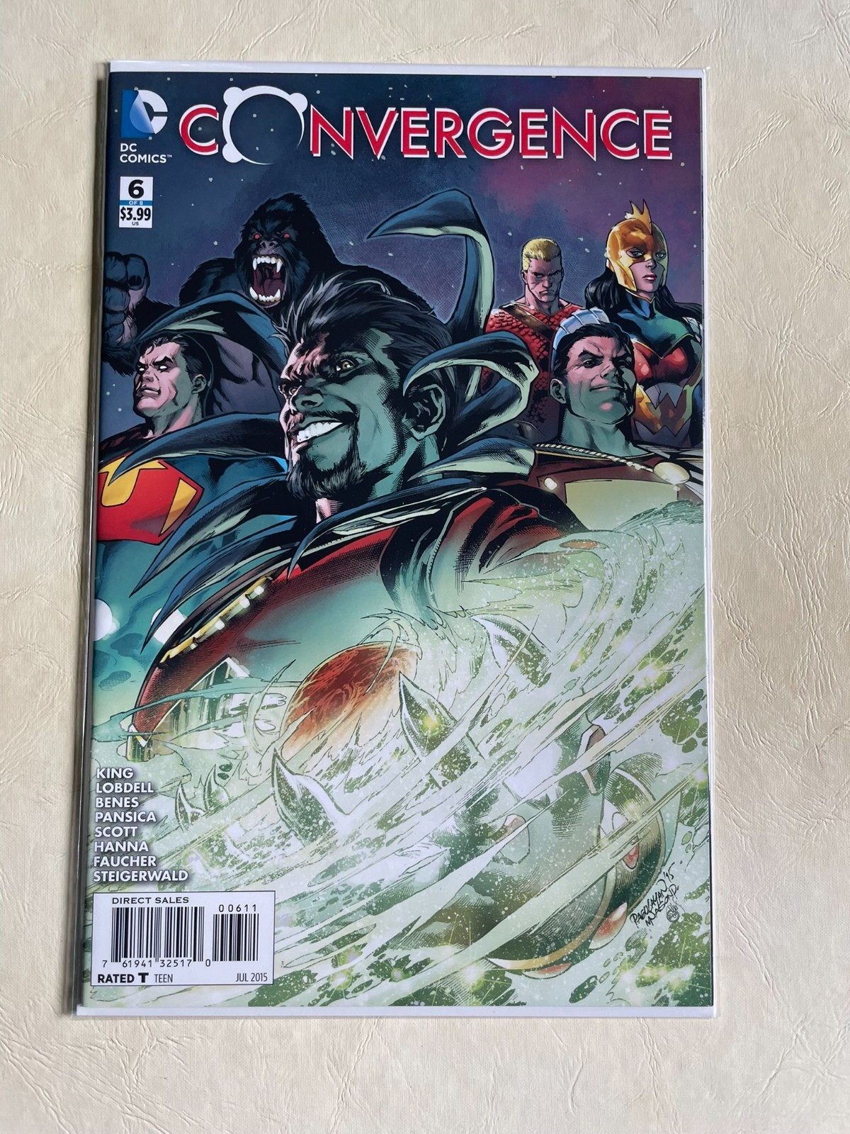 Convergence #0-8 Complete Set DC comics 2015