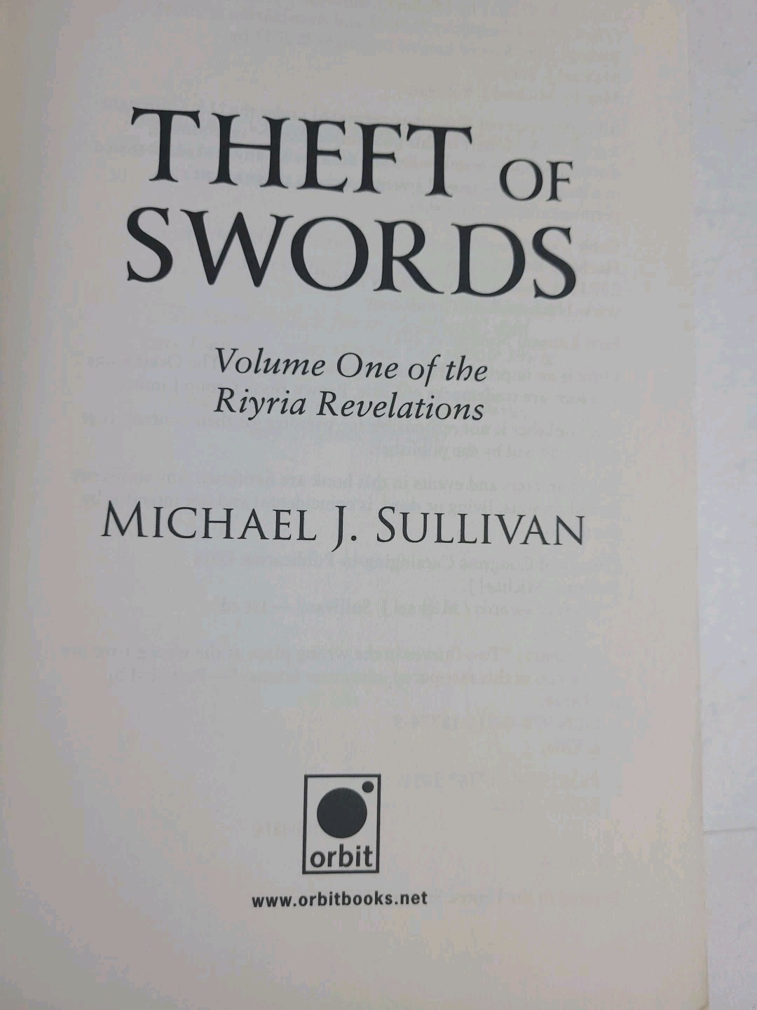 Lot 3 Riyria Revelations PB Books Theft Swords Rise Empire Heir Novron Sullivan