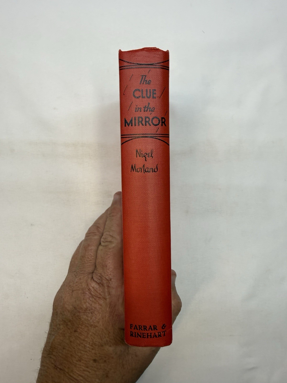 The Clue in the Mirror by Nigel Morland Hardcover Farrar & Rinehart 1938 vintage