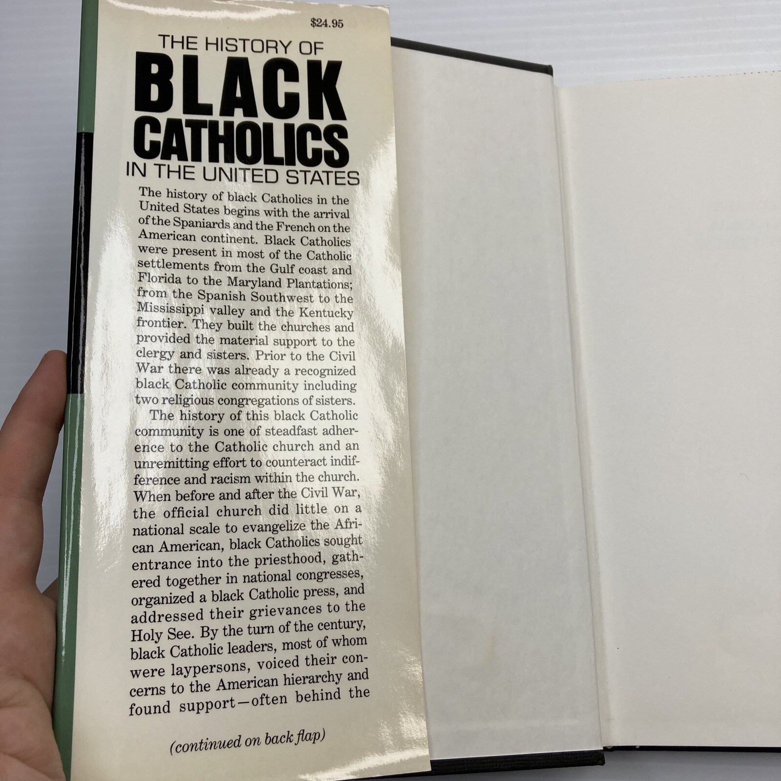 The History of Black Catholics in the United States Cyprian Davis 1992 Hardcover