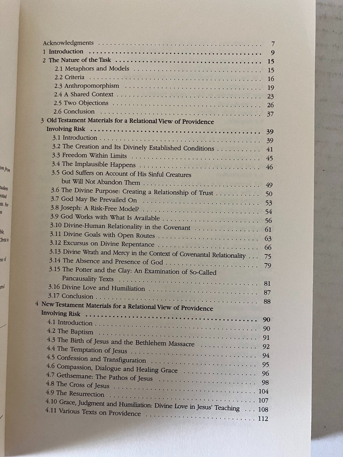 The God Who Risks John Sanders 1998 Theology of Providence InterVarsity Press