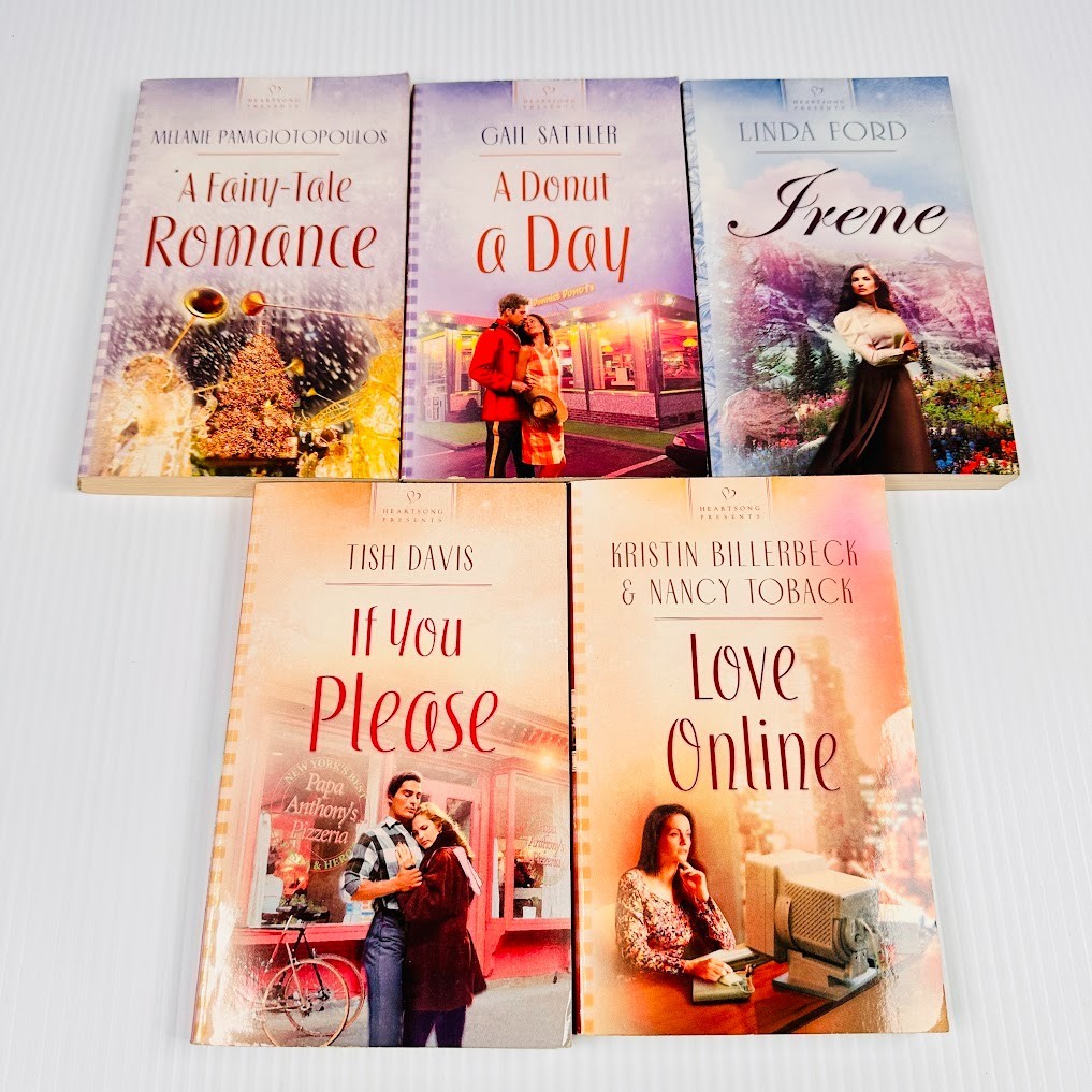 5x Heartsong Romance PB Books/Novels – Multiple Titles & Authors