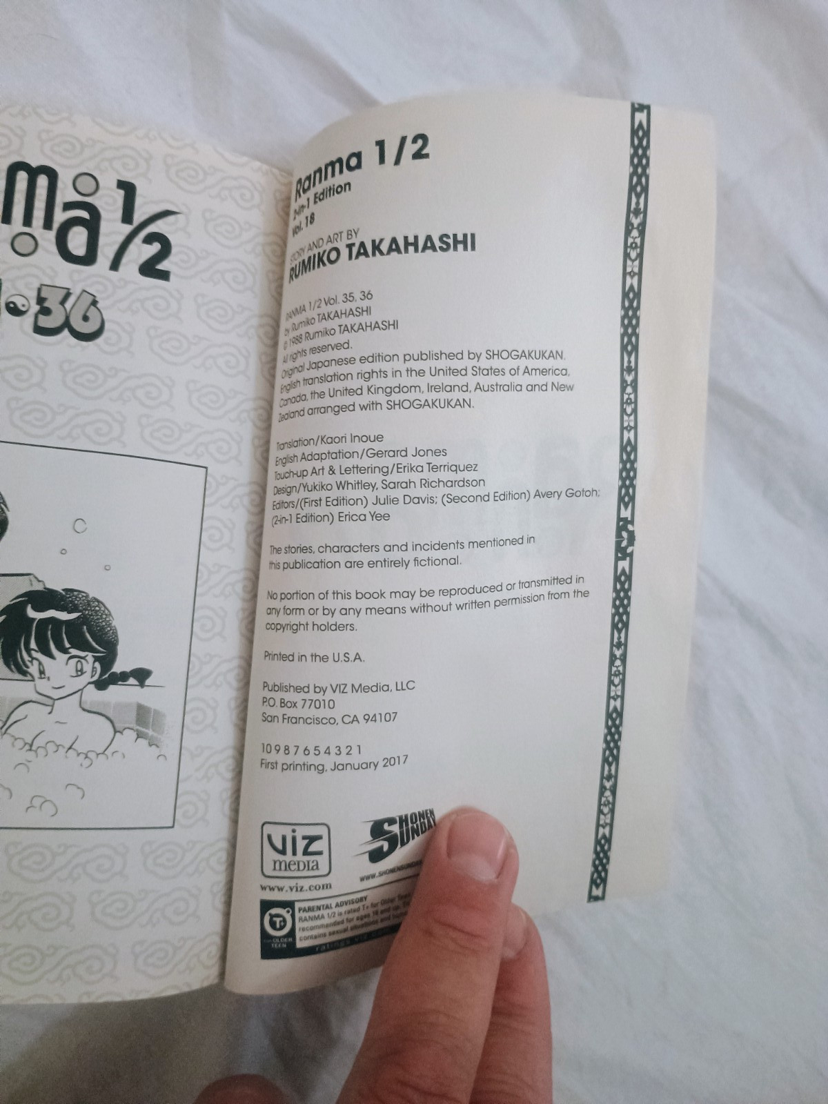 Ranma 1/2 (2-in-1 Edition) Vols 18 & 19 (35, 36 & 37, 38) by Rumiko Takahashi