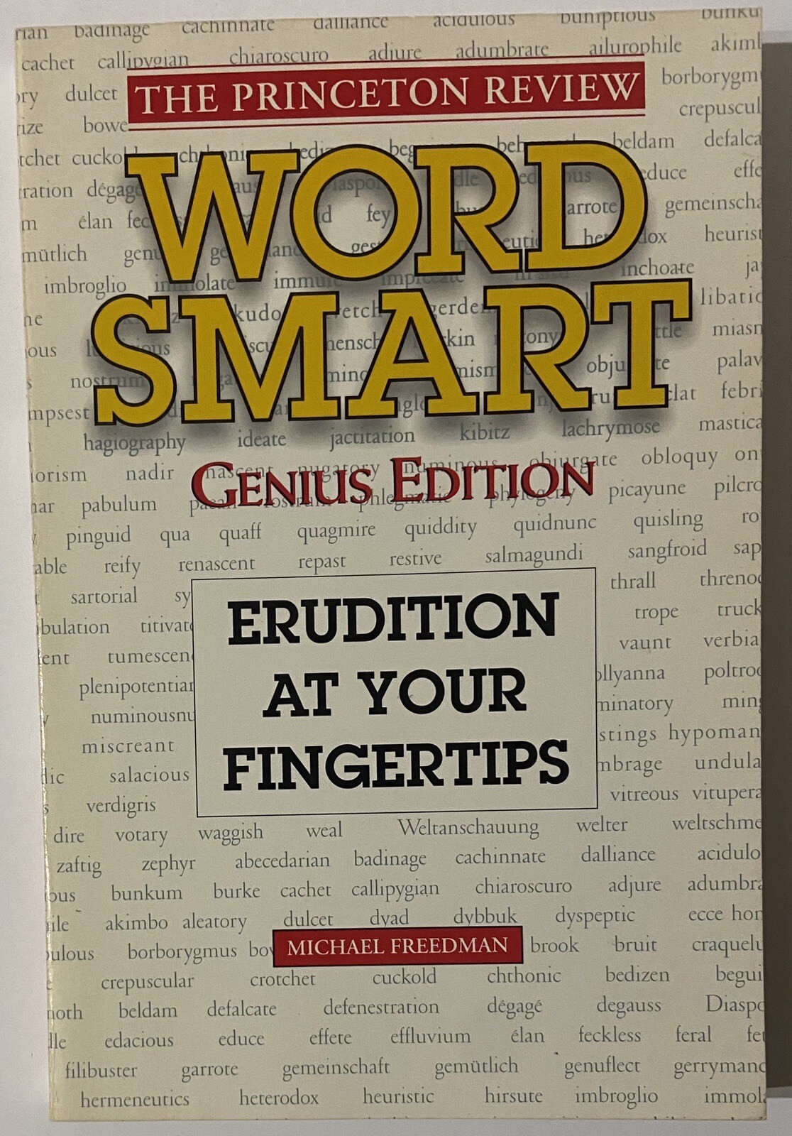 Word Smart : Genius Edition by Michael Freedman (1996 2nd Paperback)