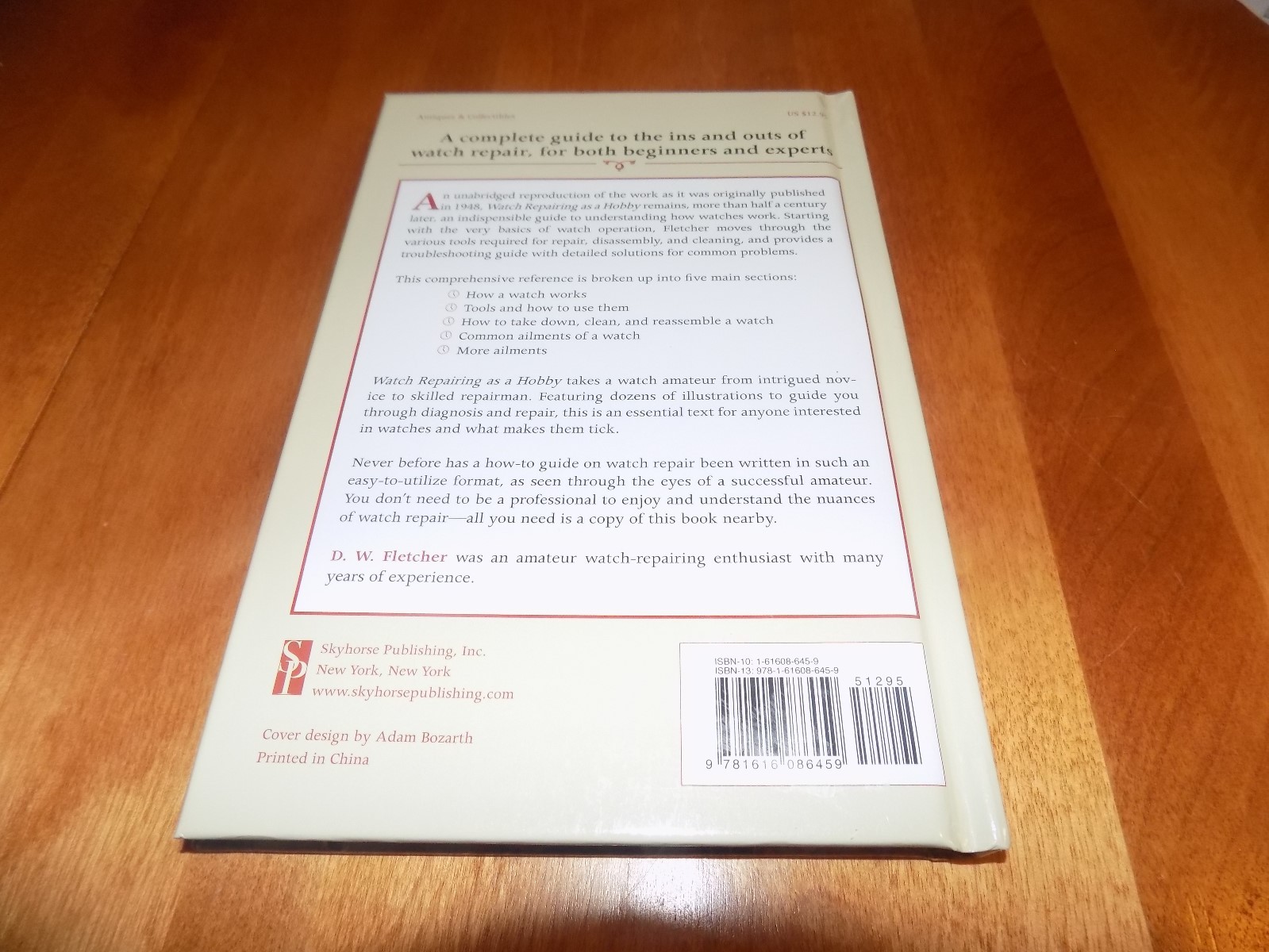 WATCH REPAIRING AS A HOBBY Watches Repair Handbook Timepieces Repairs Book NEW