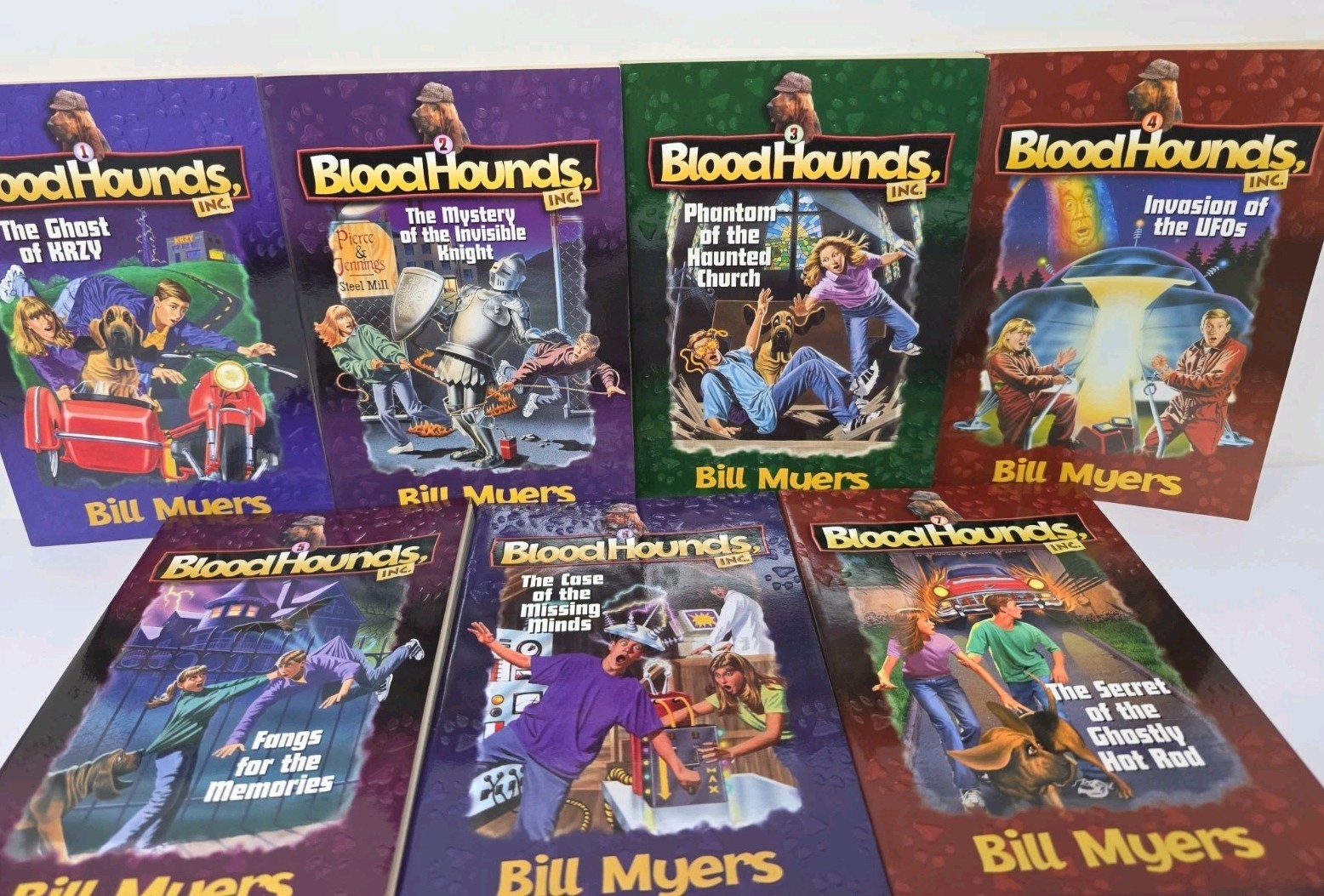 Lot of 15 Bill Myers Books BLOODHOUNDS, INC. 1-10, My Life As… Forbidden Doors