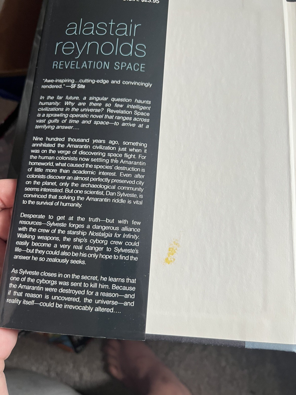 Revelation Space by Alastair Reynolds 2001 HCDJ First Ace Edition/1st Printing