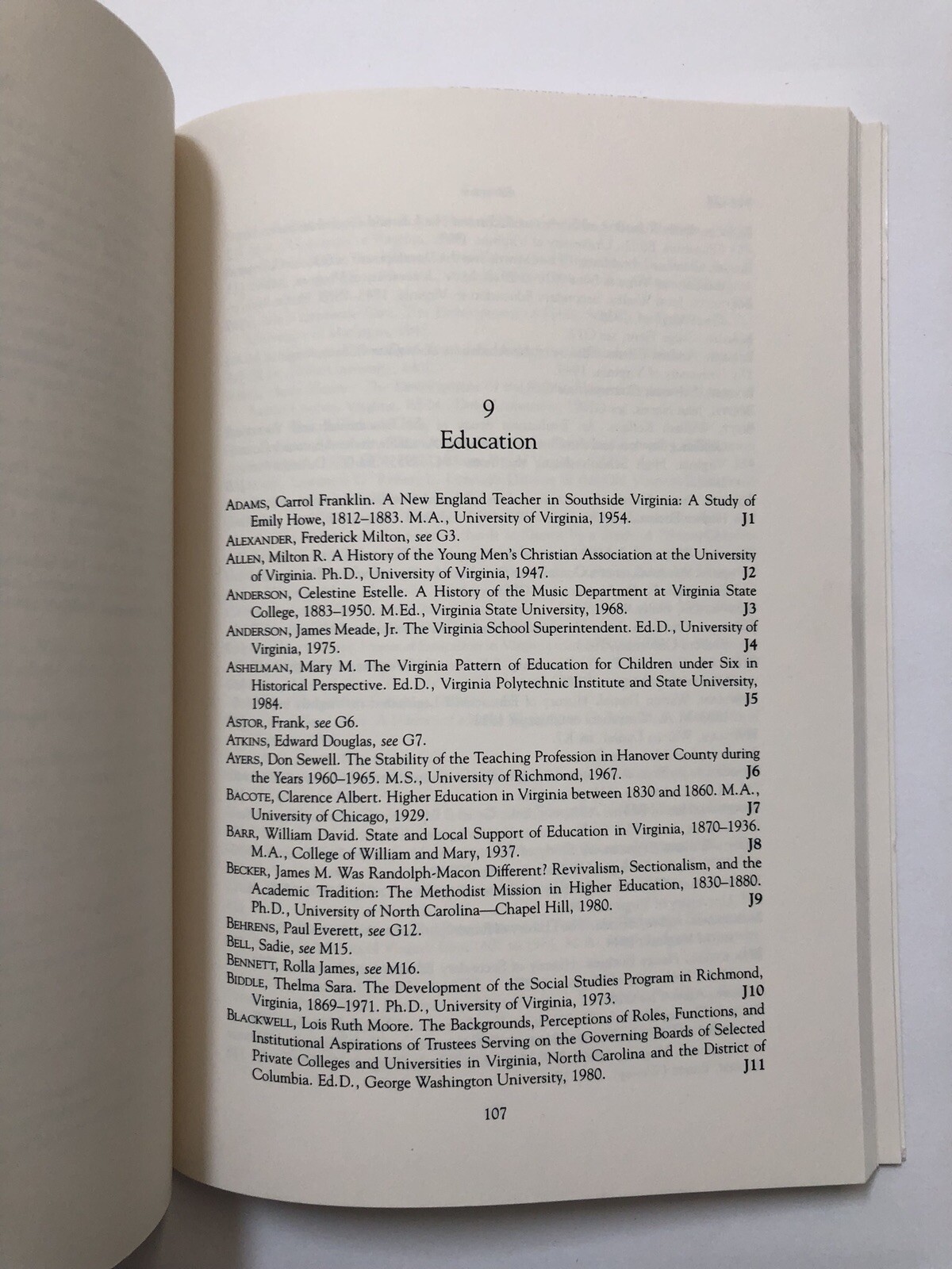 Theses and Dissertations on Virginia History: A Bibliography by Richard R….