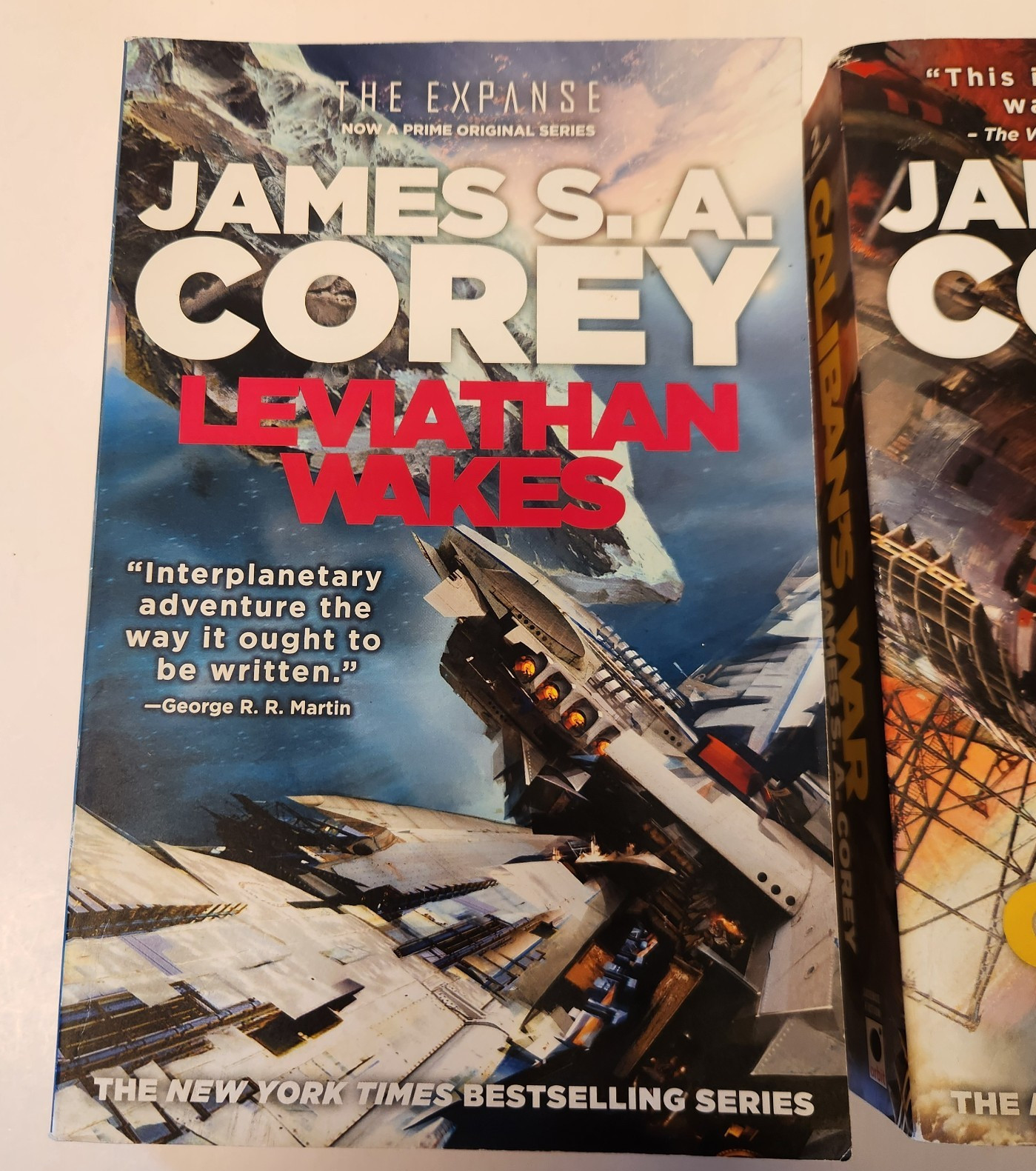 Lot of 2 The Expanse Paperback Books 1 & 2 by James S. A. Corey First Edition