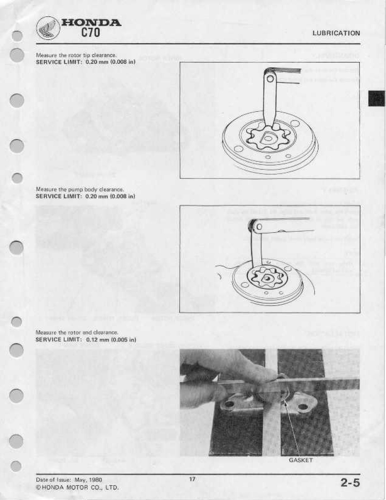 HONDA C70 Shop Manual 1980 Through 1982 1981, ROBUST BINDING – TOUGH COVERED