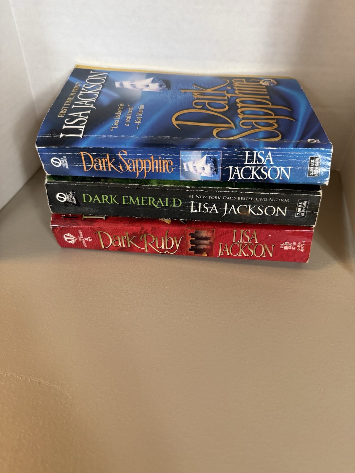 Lisa Jackson – „Dark Jewels“ Complete Series – Lot of 3