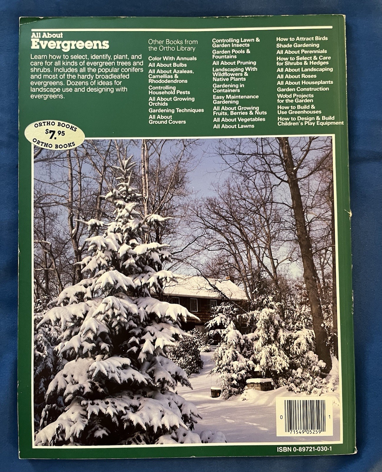 Lot of 5 Vintage Ortho Books Gardening Trees Shrubs Pruning Evergreens 1980’s