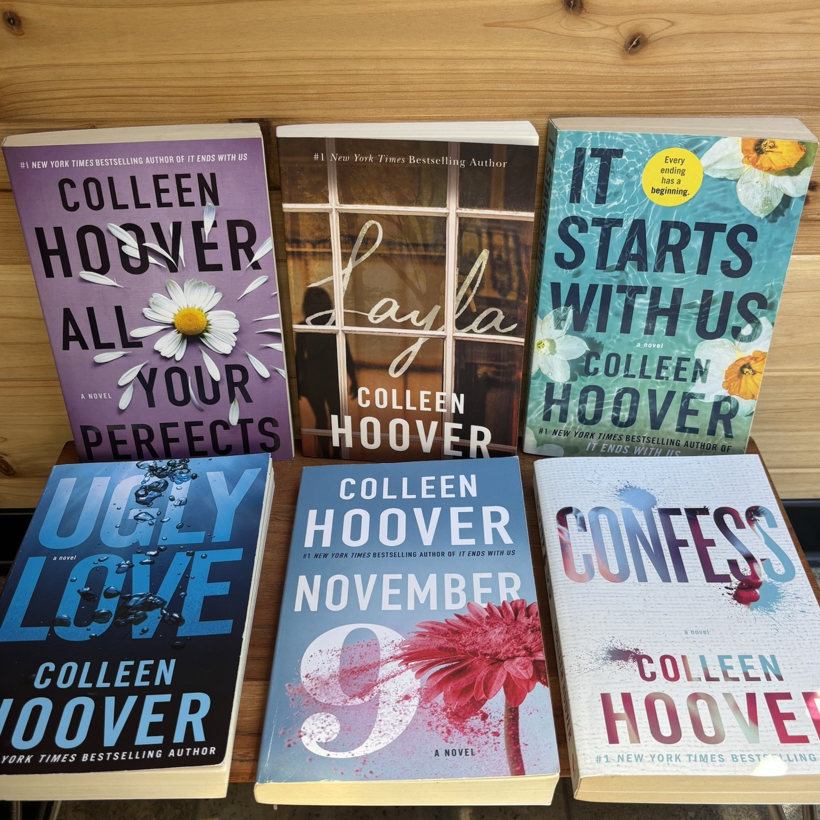 Colleen Hoover Set Of 8 Books : It Ends With Us & More, Atria Paperback