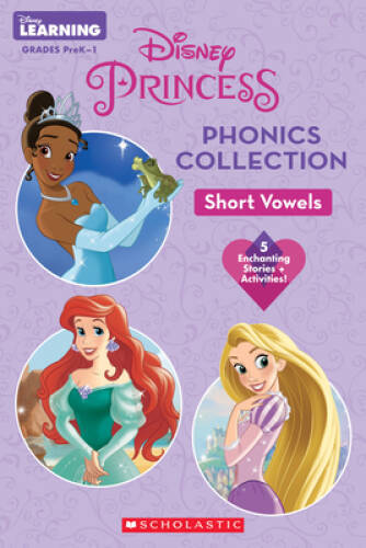 Disney Princess Phonics Collection: Short Vowels (Disney Learni – VERY GOOD