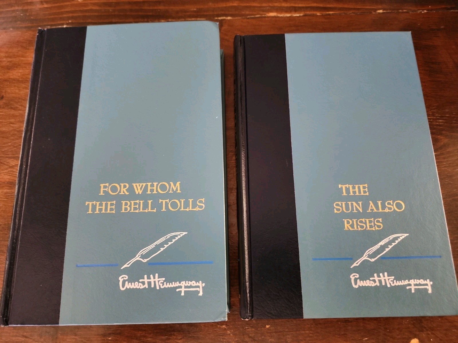 Lot Of 2 Sun Also Rises For Whom Bell Tolls Hemingway Hardcover Scribner Classic