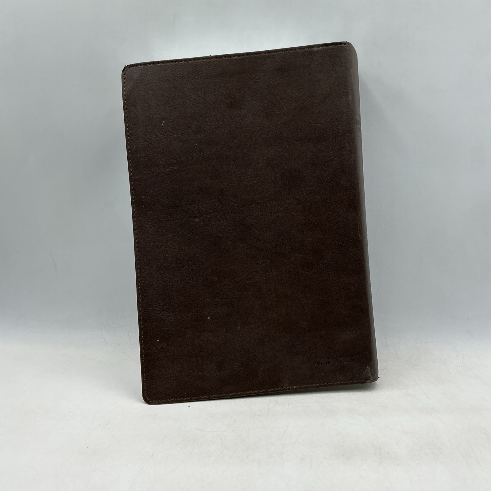 Zondervan NIV First Century Study Bible Dobson Italian Duo Tone Chocolate Orchid