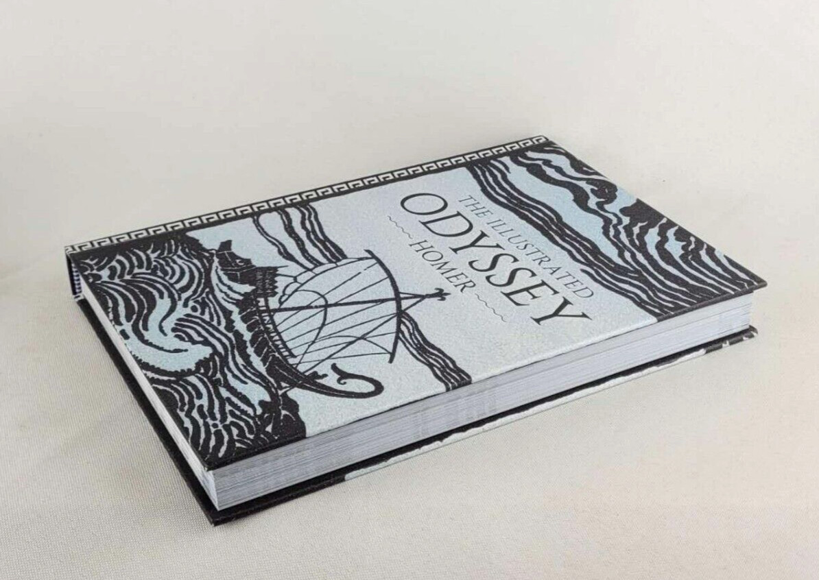 THE ILLUSTRATED ODYSSEY by Homer Deluxe Full-Color Hardcover Edition NEW