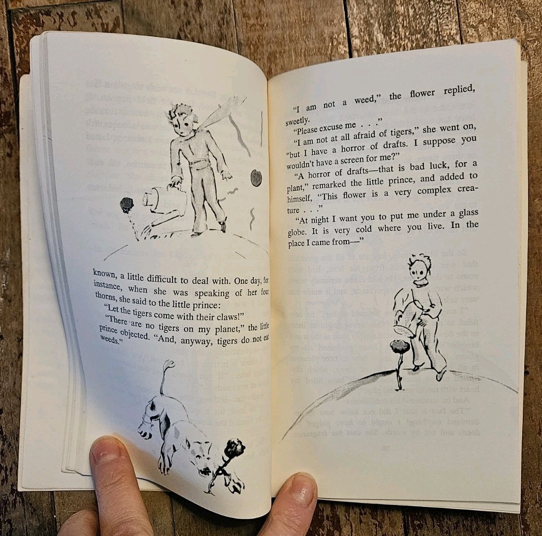 1971. The Little Prince Paperback By Antoine de Saint Exupery | Illustrated PB