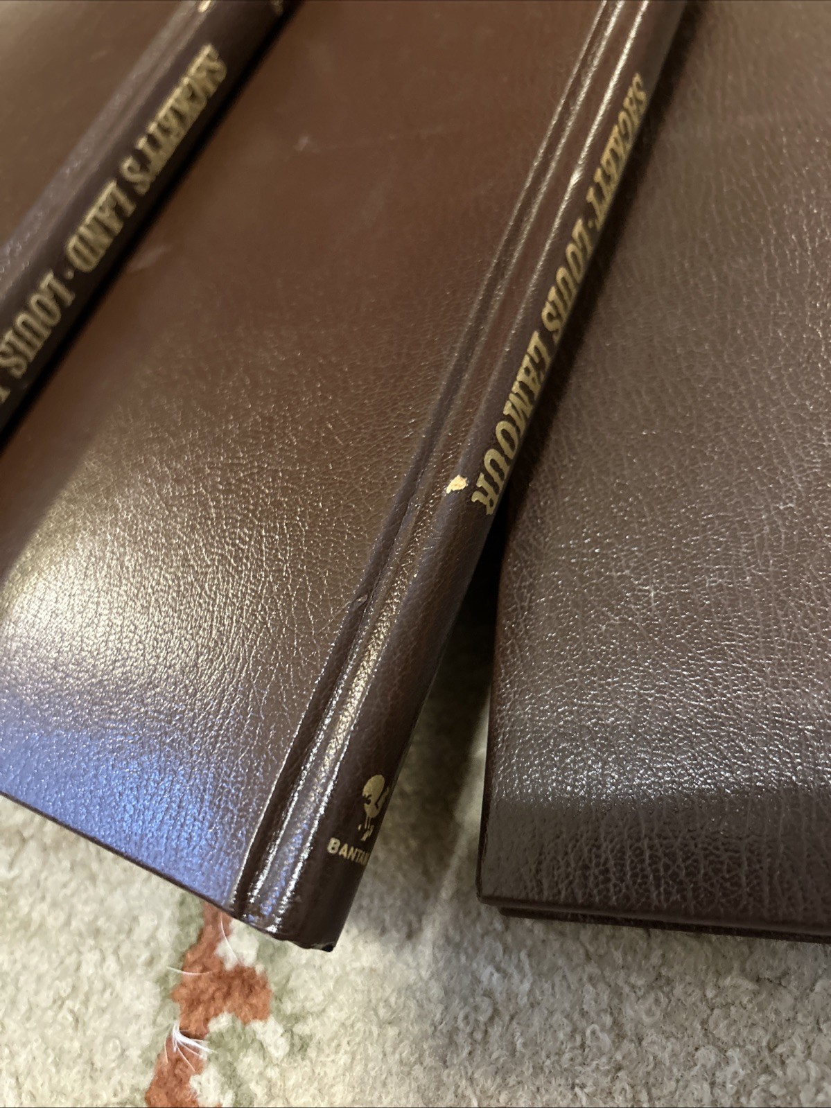 Louis L’Amour Leatherette SACKETT Collection Nearly Complete 15 Vol & Companion
