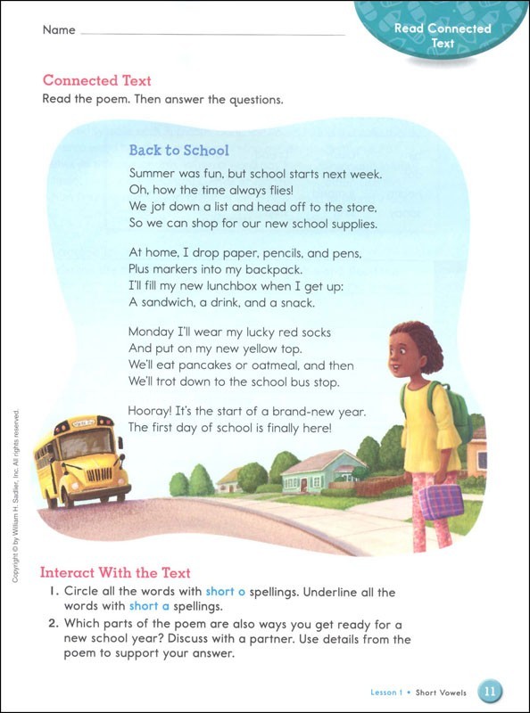 Sadlier From Phonics to Reading Grade 3 Level C Student Edition