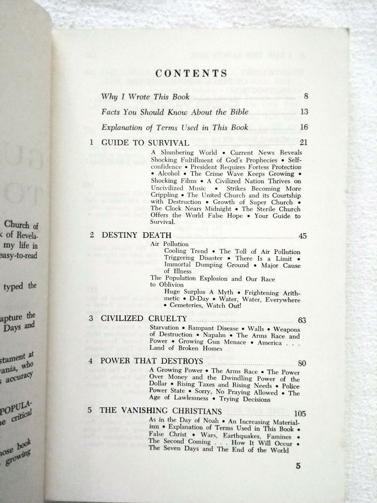 How the World Will End GUIDE to SURVIVAL Salem Kirban 1969 Fundamentals of Faith
